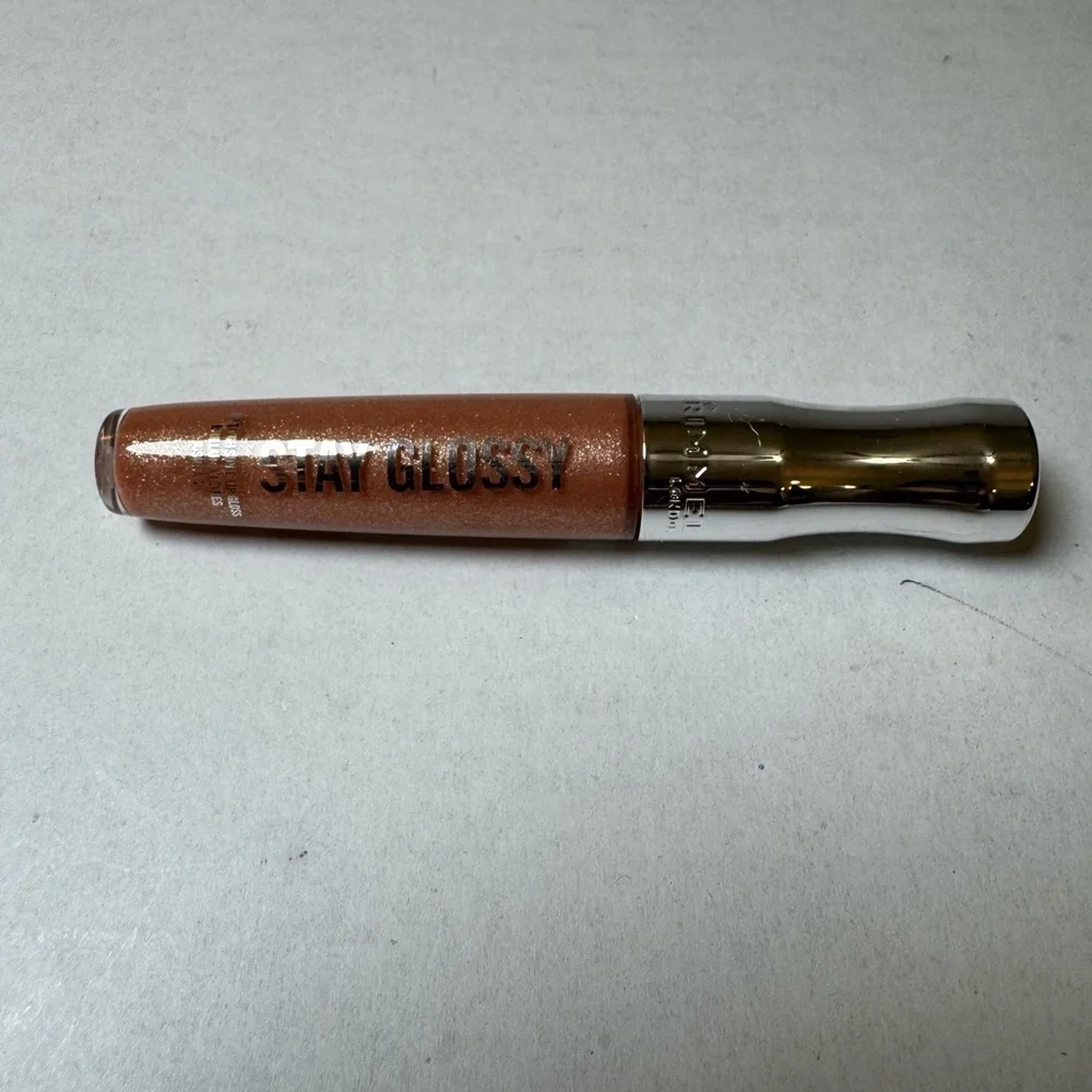 Rimmel Stay Glossy Lip Gloss, Down to Gloss, Three 0.18 oz